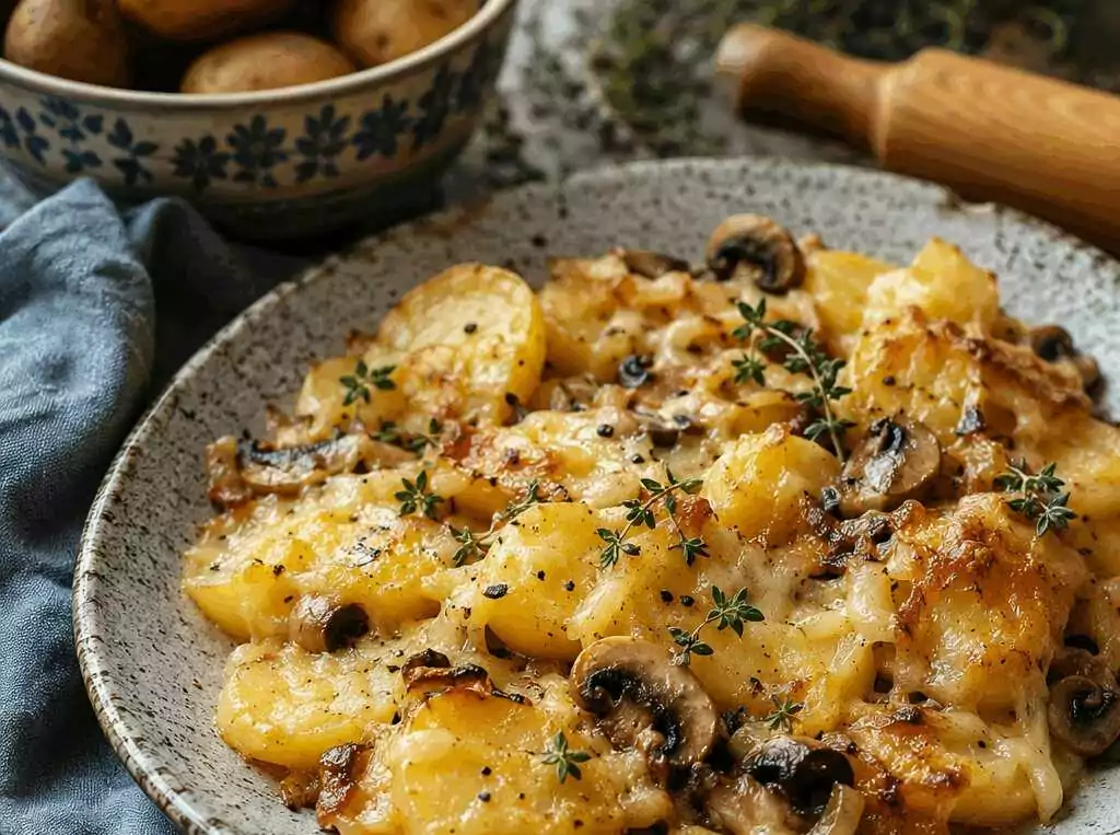 Raclette-Kartoffeln mit Käse überbacken – vegetarisch, günstig und richtig lecker