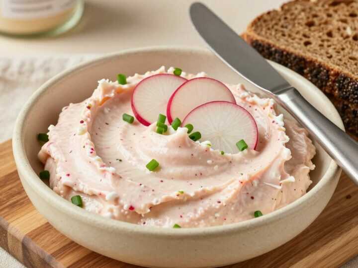 Radieschen-Aufstrich mit Frischkäse: 300 g, scharf und knackig!