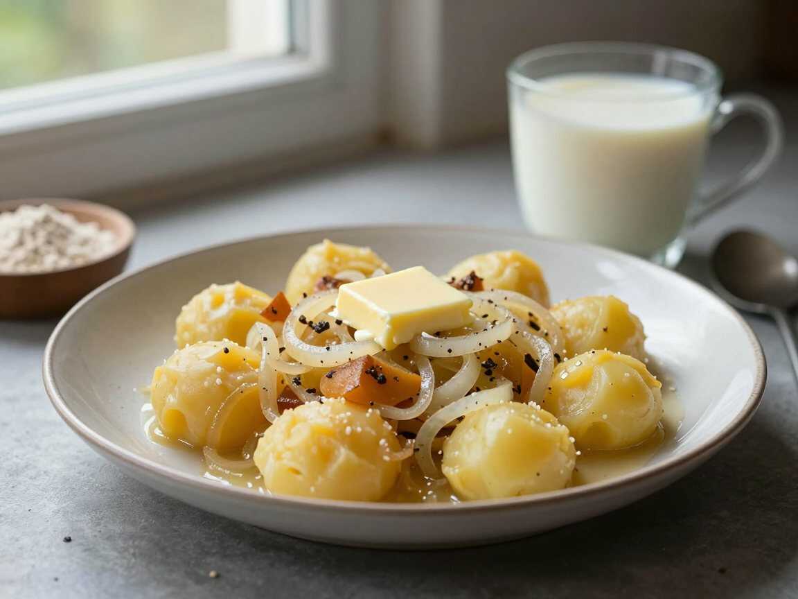 Rahmkartoffeln wie bei Oma: in 3 Schritten fertig – während der Zubereitung