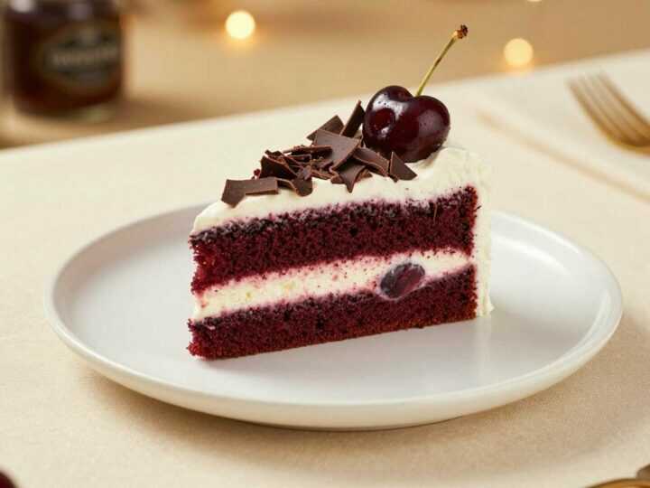 Rotwein-Sahne-Torte: Der Weihnachtsklassiker mit Kirschen!