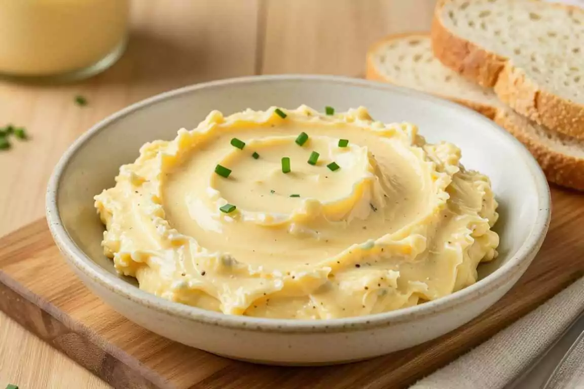 Rührei-Aufstrich für kaltes Buffet: 300 g, mit Schnittlauch verfeinert!