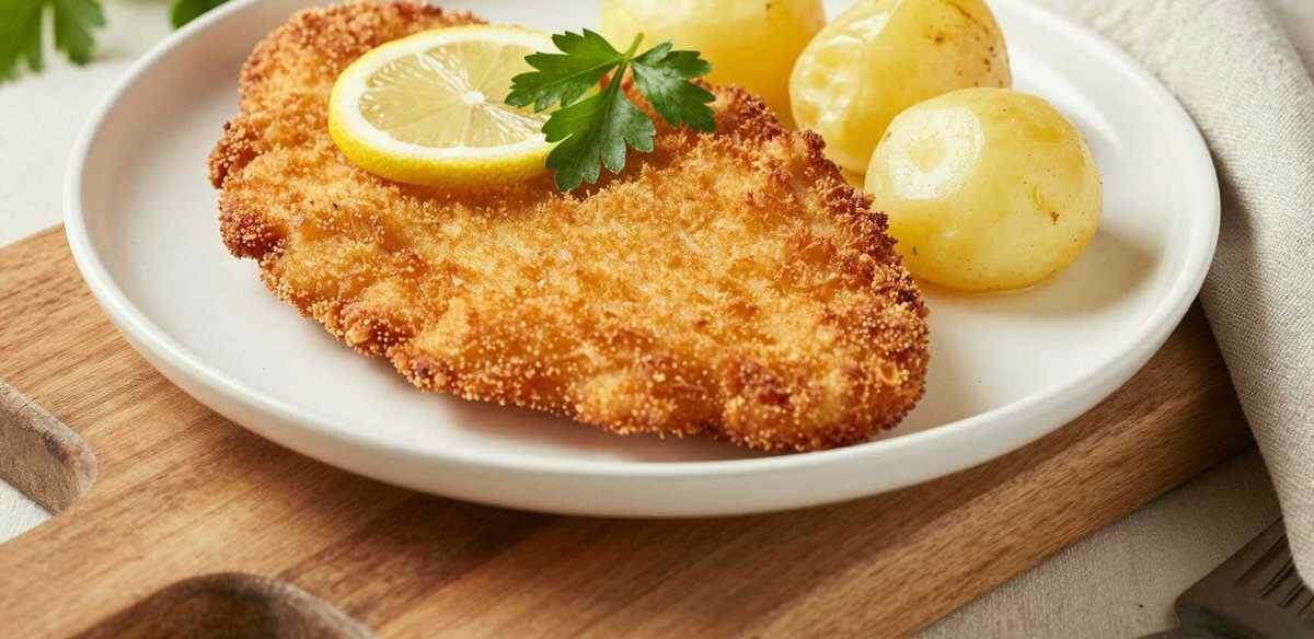 Schnitzel wie im Gasthaus: Omas Panier-Trick für die knusprigste Kruste!