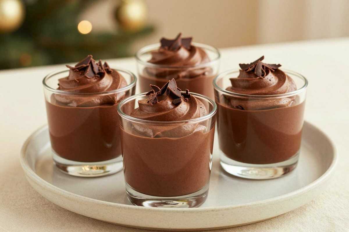 Schoko-Mousse mit nur 2 Zutaten: Cremiger geht es nicht!