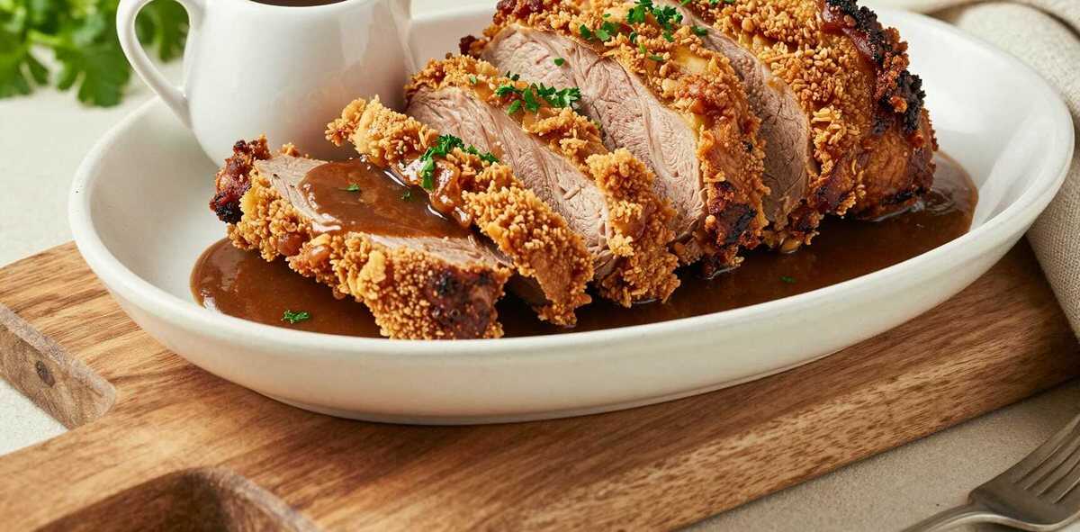 Schweinebraten mit Kruste: Omas Sonntagsklassiker, der immer gelingt!