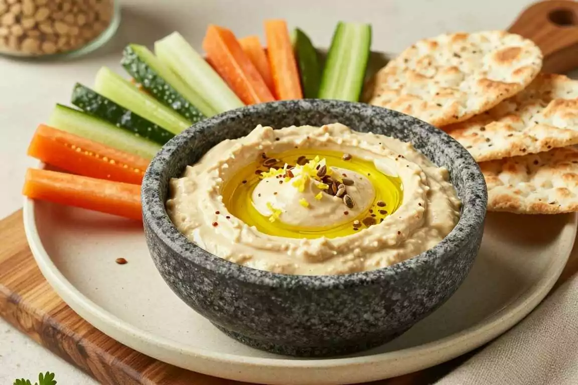 Sonnenblumenkern-Dip mit Zitrone: 300 g, cremig ohne Milchprodukte!