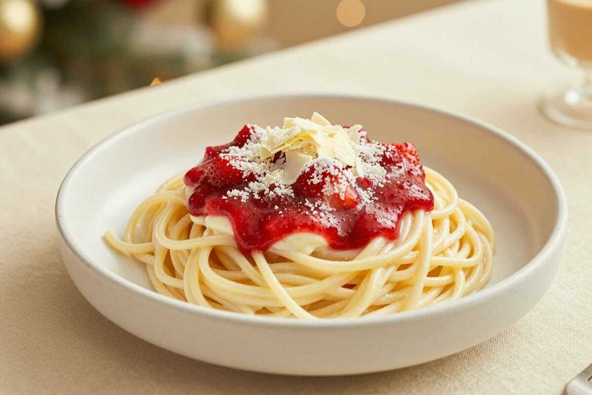 Spaghettieis-Dessert ohne Eismaschine: Der Kindheitstraum in 10 Minuten!