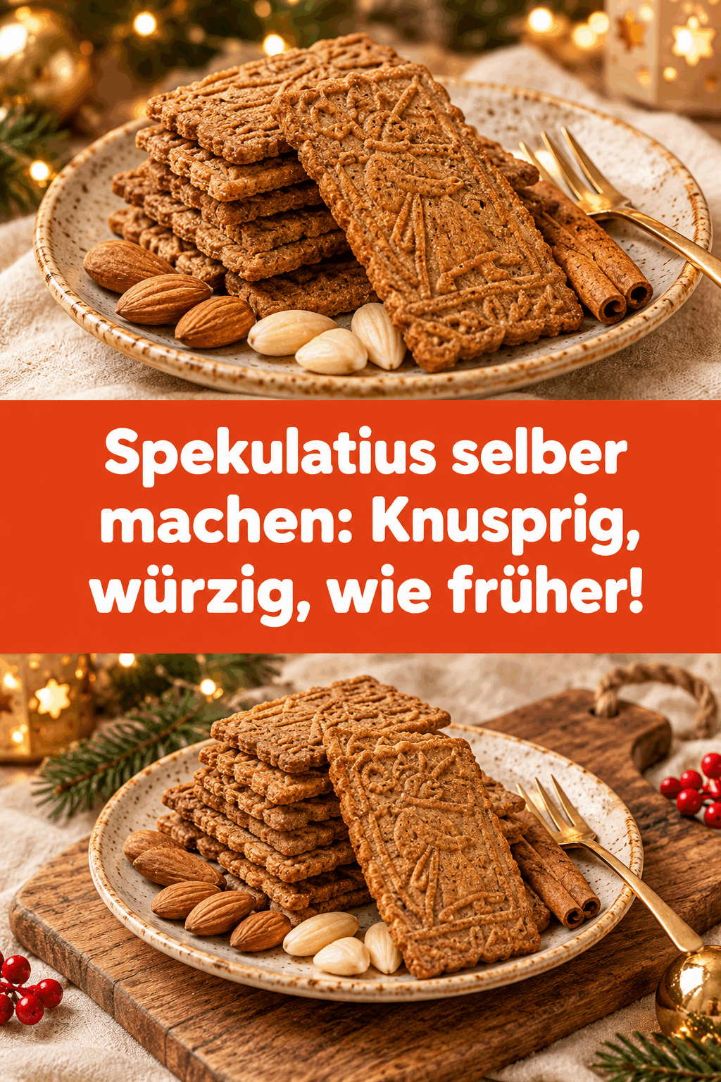 Spekulatius selber machen: Knusprig, würzig, wie früher!