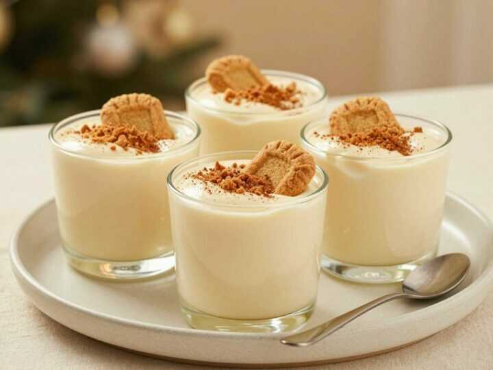 Spekulatius-Creme mit 500 g Quark: In 5 Minuten fertig, ohne Backen!