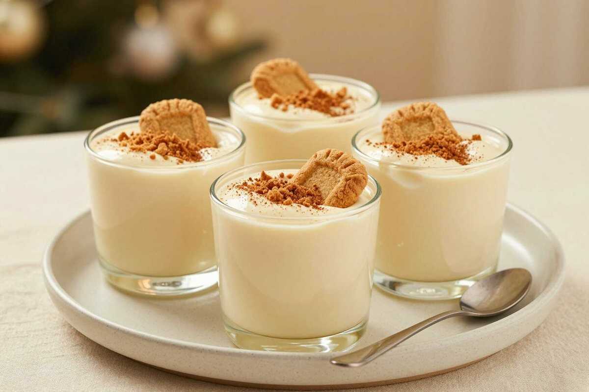 Spekulatius-Creme mit 500 g Quark: In 5 Minuten fertig, ohne Backen!