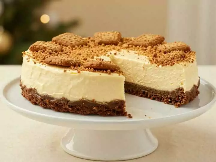 Spekulatius-Torte ohne Backen: 20 Minuten Arbeit, 5 Zutaten!