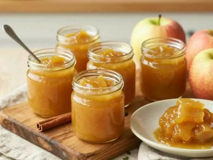 Thermomix Apfelmus ohne Zuckerzusatz: 1 kg Äpfel, 20 Minuten, fünf Gläser!