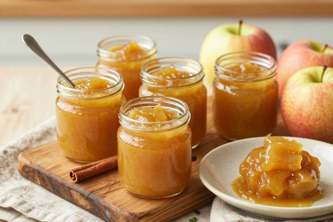 Thermomix Apfelmus ohne Zuckerzusatz: 1 kg Äpfel, 20 Minuten, fünf Gläser!