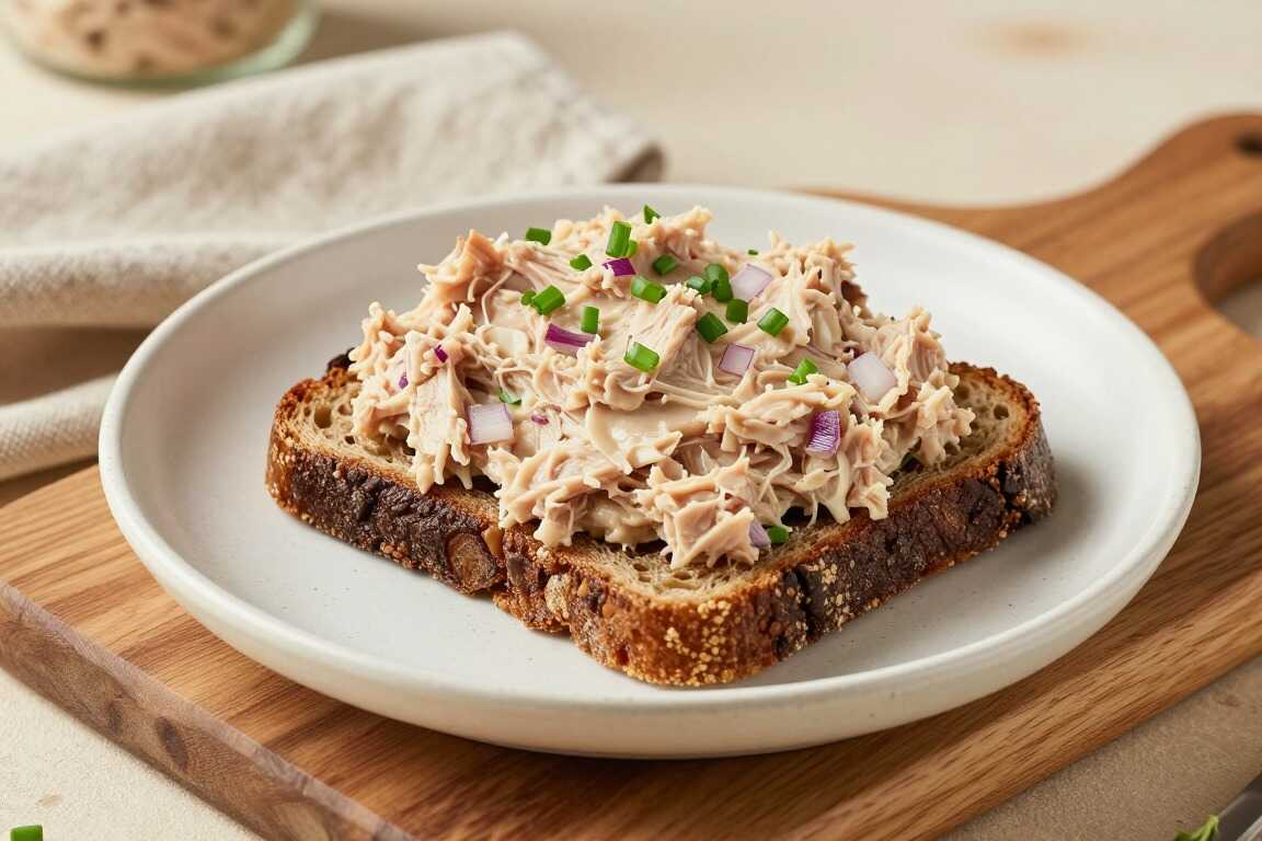 Thermomix Brotaufstrich mit Thunfisch: 300 g, cremig für sechs Brote!