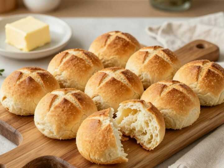 Thermomix Brötchen für den Frühstückstisch: Zwölf Stück, Teig in 3 Minuten!