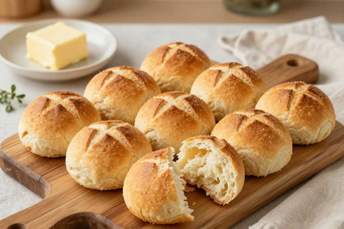 Thermomix Brötchen für den Frühstückstisch: Zwölf Stück, Teig in 3 Minuten!