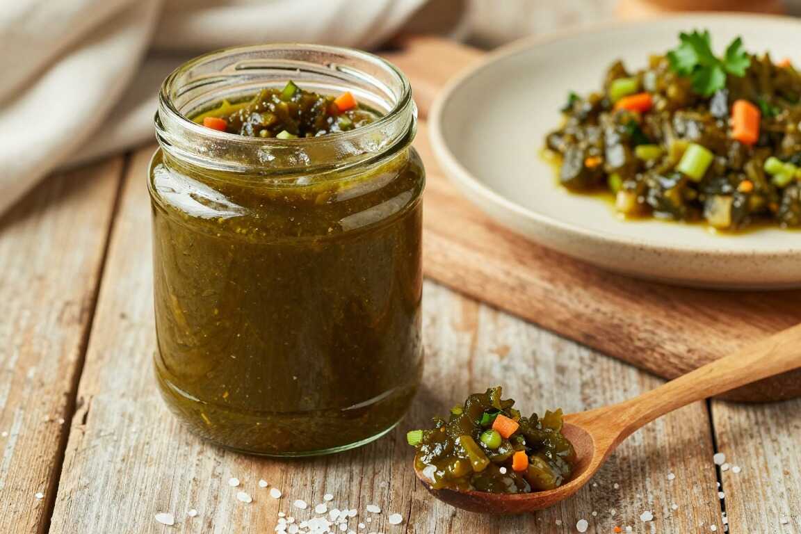 Thermomix Gemüsebrühe als Paste: 600 g Vorrat, hält sechs Monate im Glas!