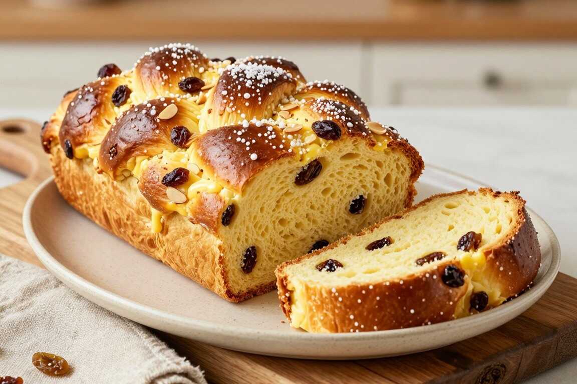 Thermomix Hefezopf mit Rosinen: Teig in 3 Minuten, geflochten und gebacken!