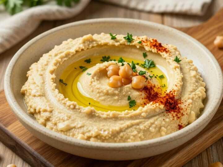 Thermomix Hummus mit Kichererbsen: 400 g Dose, cremig in 90 Sekunden!
