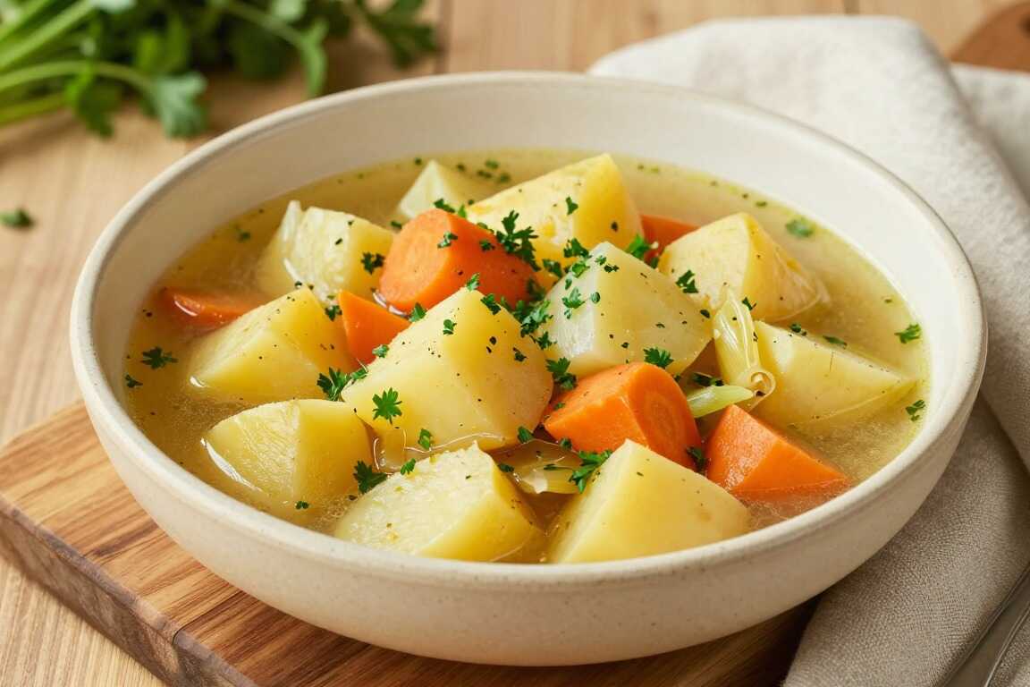 Thermomix Kartoffel-Gemüse-Eintopf: Ein Durchgang, kein Anbrennen!