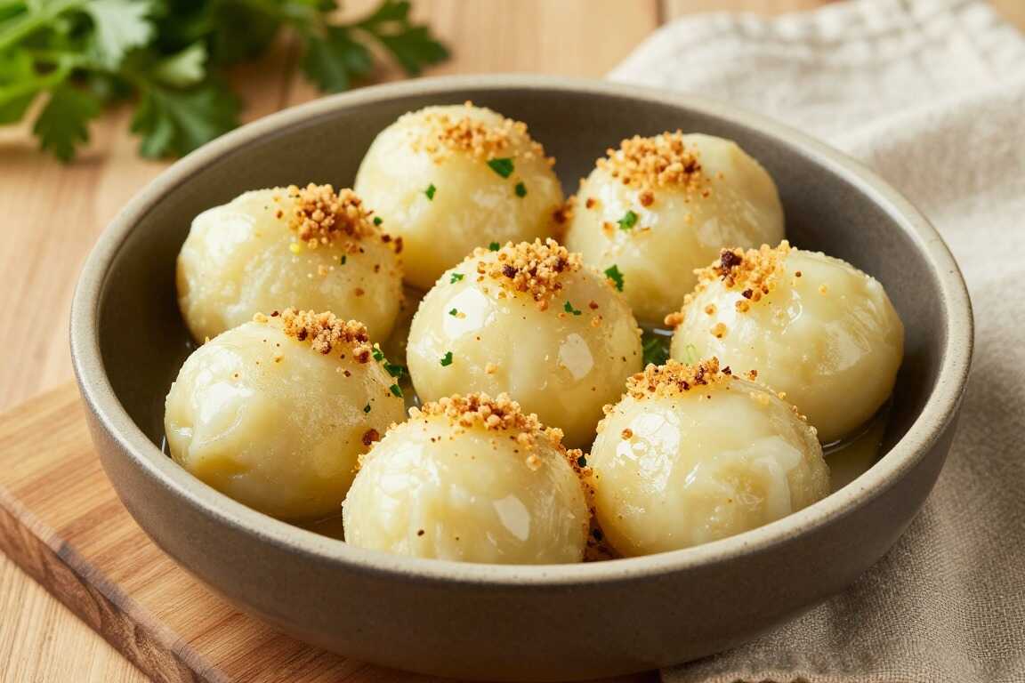 Thermomix Kartoffelklöße halb und halb: Acht Klöße, ohne Fertigpackung!