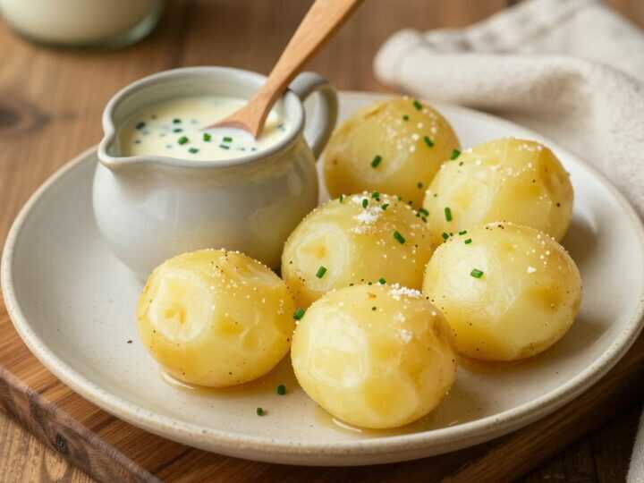 Thermomix Kartoffeln im Varoma garen: Beilage und Soße in einem Durchgang!