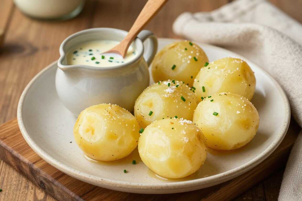 Thermomix Kartoffeln im Varoma garen: Beilage und Soße in einem Durchgang!