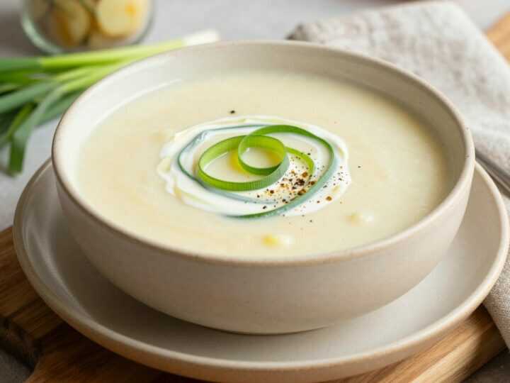 Thermomix Kartoffelsuppe mit Lauch: 800 g Kartoffeln, sämig in 25 Minuten!