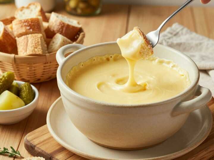 Thermomix Käsefondue für vier Personen: 600 g Käse, ohne Anbrennen!