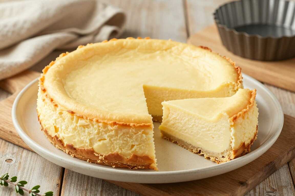 Thermomix Käsekuchen mit Quarkmasse: 750 g Quark, glatt gerührt in 30 Sekunden!