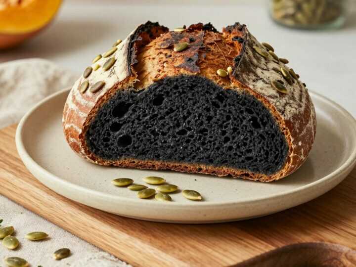 Thermomix Kürbiskernbrot mit Sauerteig: Teig geknetet in 4 Minuten!