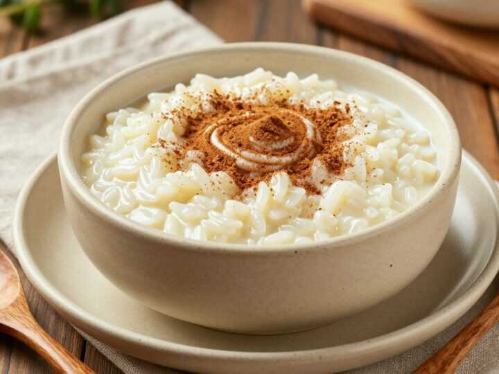 Thermomix Milchreis mit Zimt: 200 g Reis, cremig ohne Rühren am Herd!