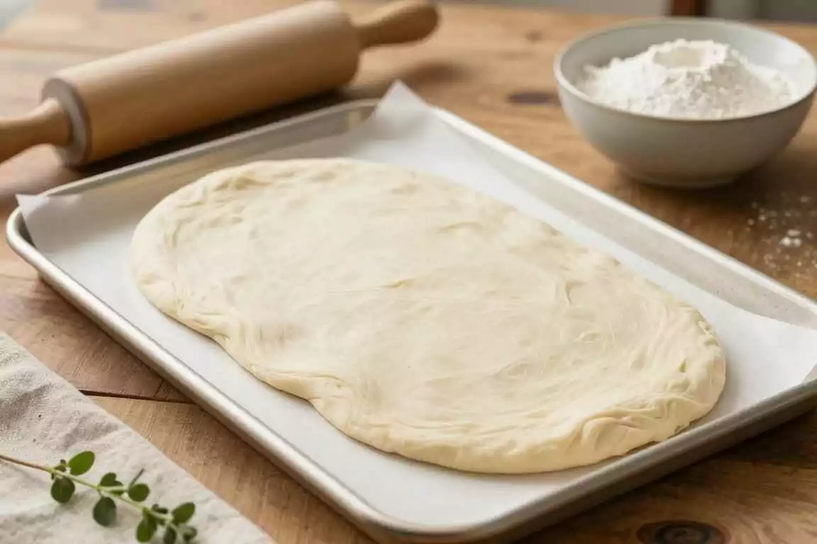 Thermomix Quark-Öl-Teig für Blechkuchen: Ohne Hefe, sofort backfertig!