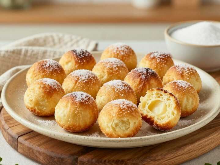 Thermomix Quarkbällchen im Ofen: Zwanzig Stück, Teig in 2 Minuten!