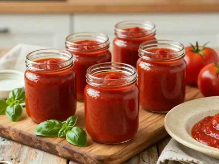 Thermomix Tomatensoße auf Vorrat: 2 kg Tomaten, sechs Gläser für die Woche!