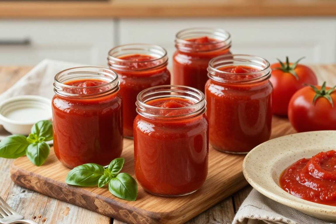Thermomix Tomatensoße auf Vorrat: 2 kg Tomaten, sechs Gläser für die Woche!