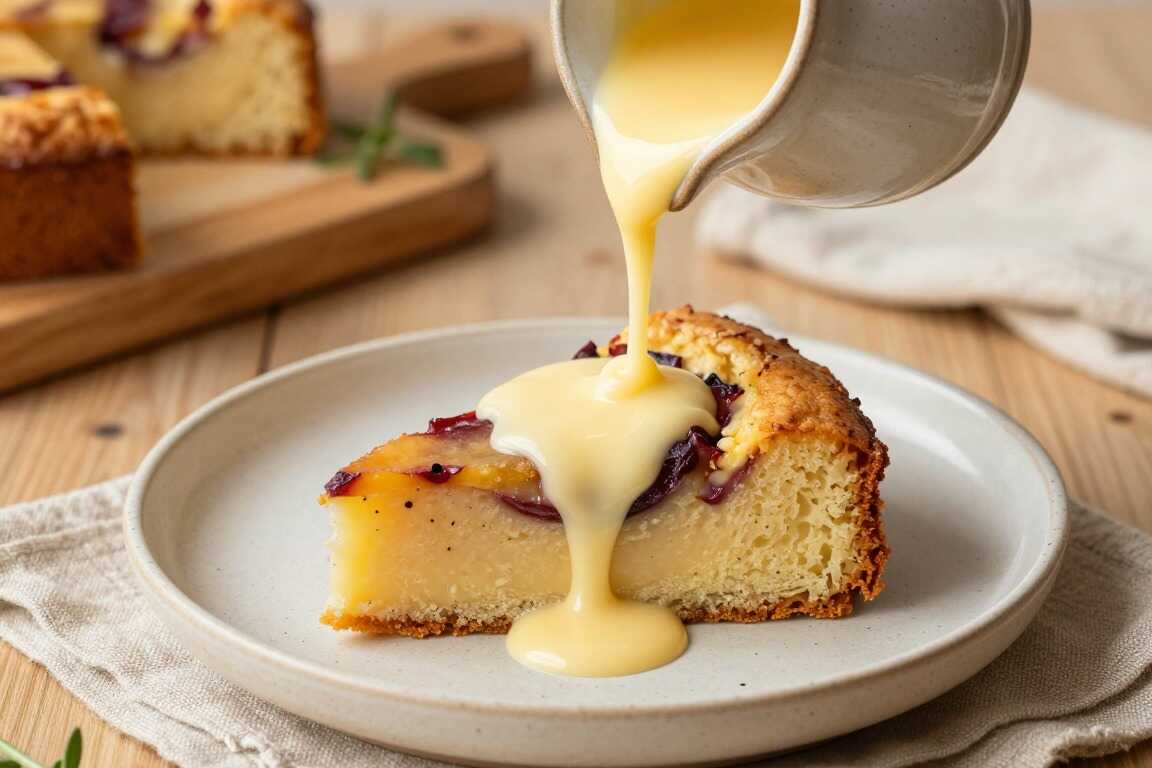 Thermomix Vanillesoße ohne Pulver: 500 ml, sämig, für Kuchen und Kompott!