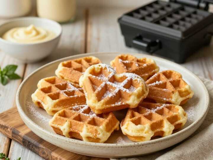 Thermomix Waffelteig in 30 Sekunden: Zwölf Waffeln, ohne Klümpchen!