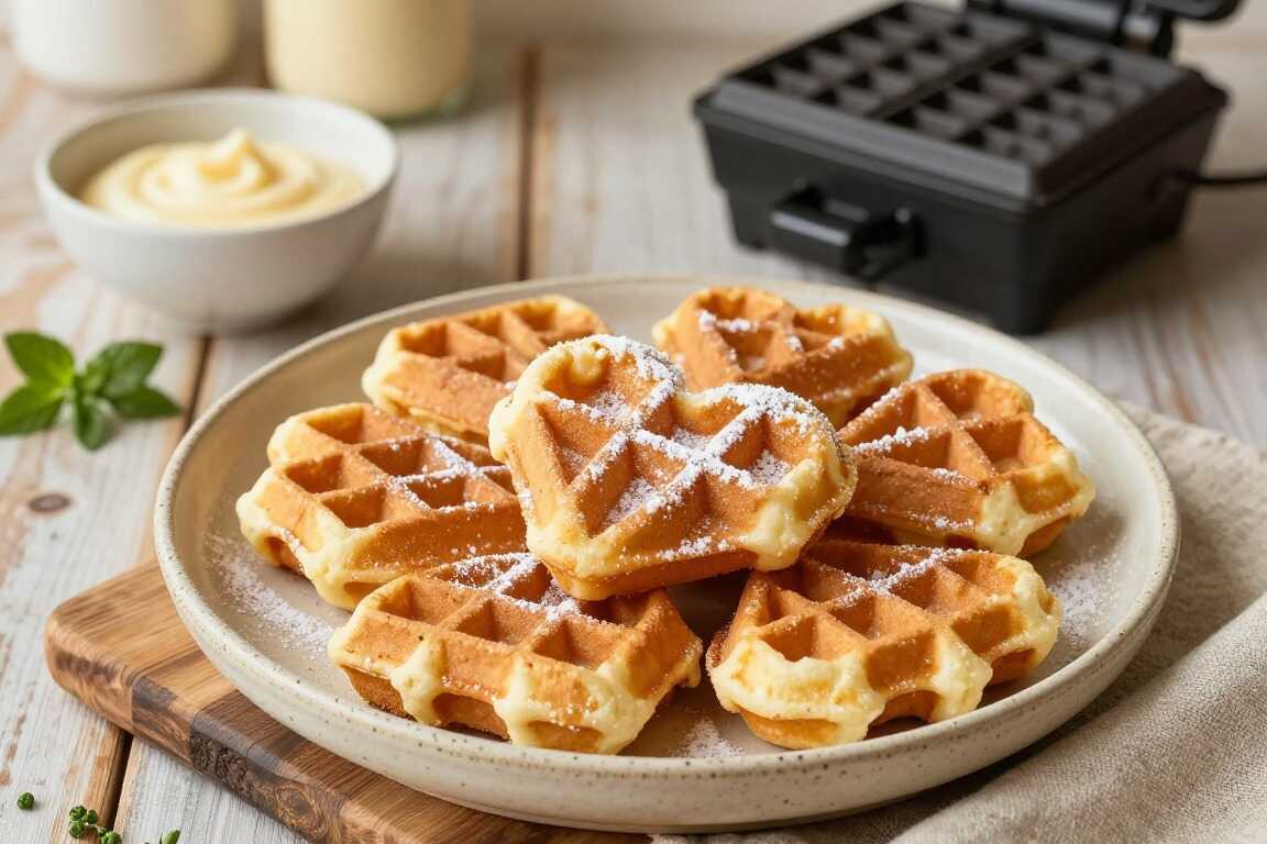 Thermomix Waffelteig in 30 Sekunden: Zwölf Waffeln, ohne Klümpchen!