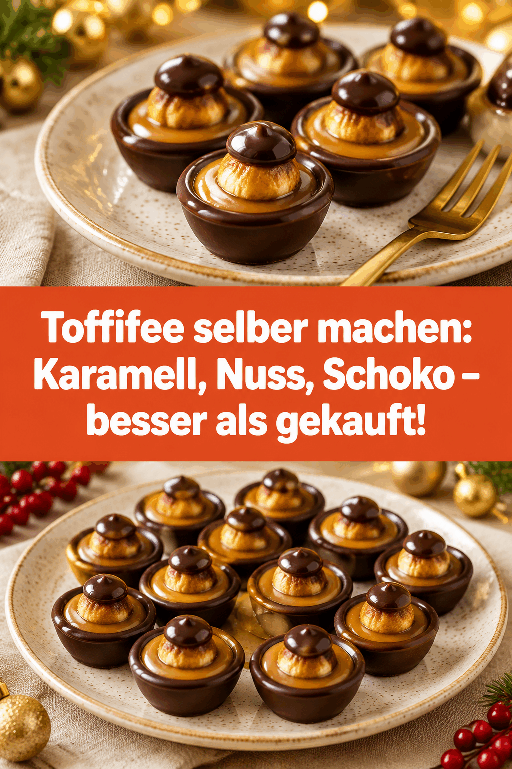 Toffifee selber machen: Karamell, Nuss, Schoko – besser als gekauft!