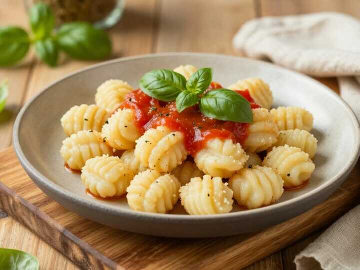 Vegane Gnocchi selbst gemacht: 1 kg Kartoffeln, ohne Ei im Teig!