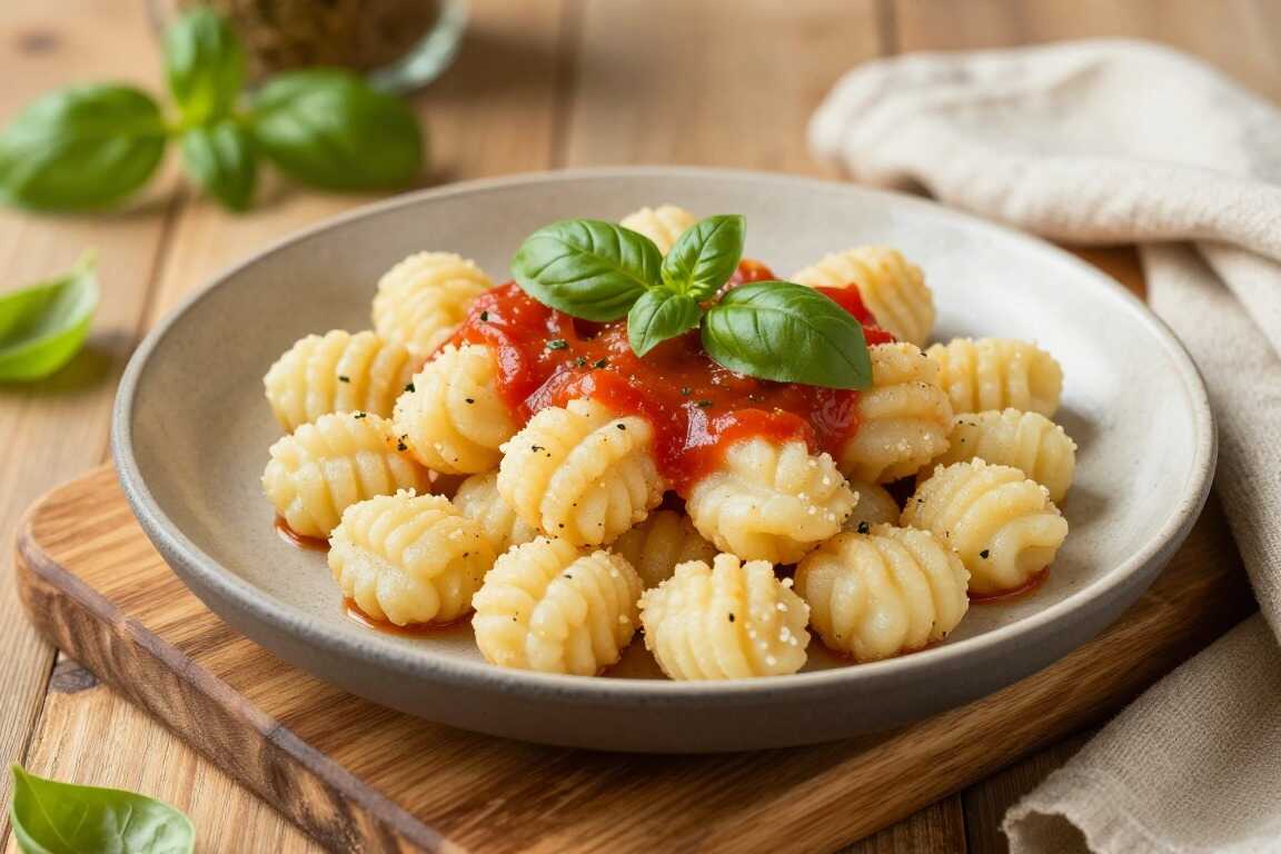 Vegane Gnocchi selbst gemacht: 1 kg Kartoffeln, ohne Ei im Teig!