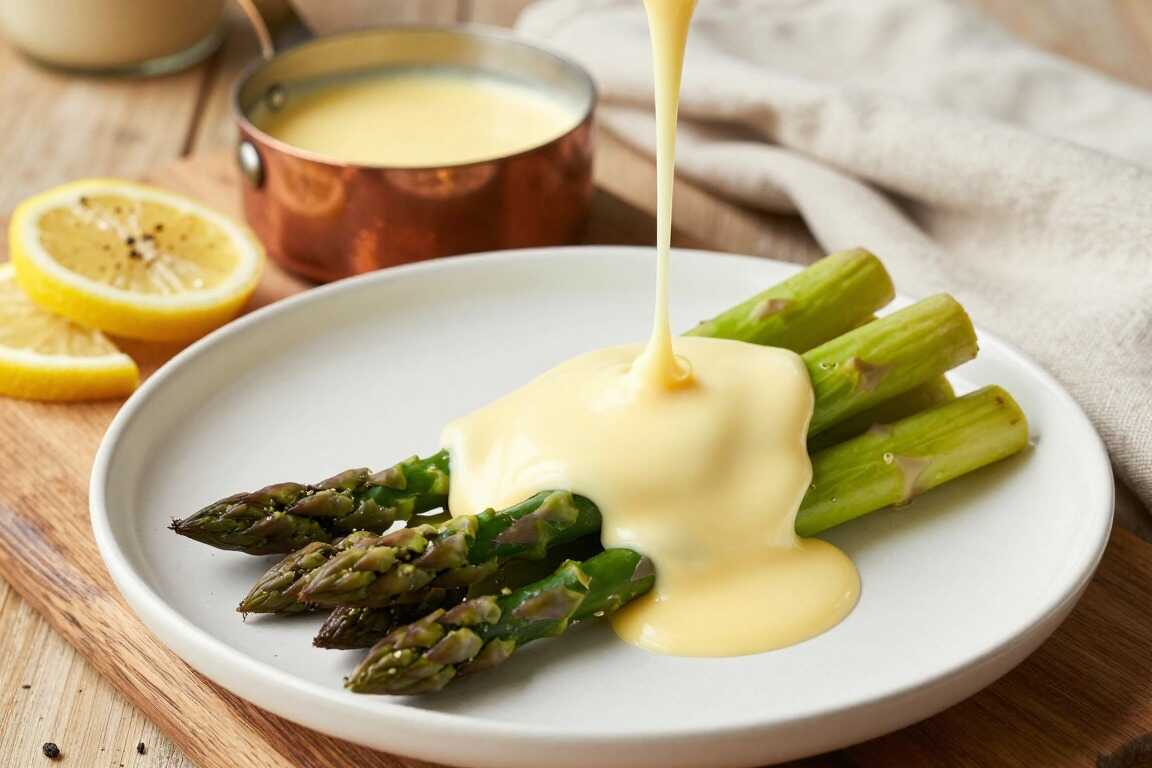 Vegane Sauce Hollandaise aus Sojamilch: Zitronig, sämig, ohne Ei!