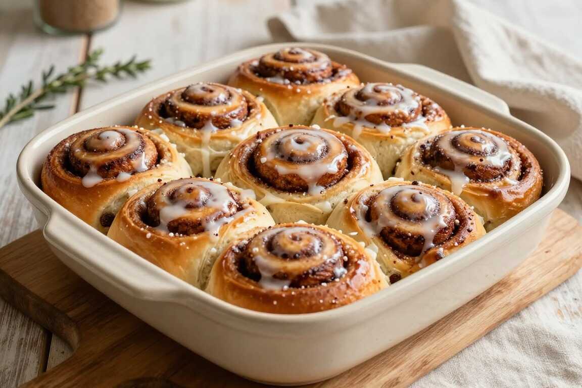 Vegane Zimtschnecken mit Hefeteig: Zwölf Stück, ohne Butter und Milch!