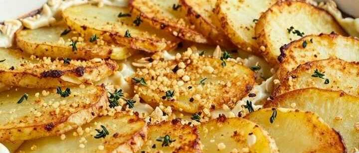 Veganer Auflauf mit Kartoffeln und Hafersahne: Cremig ganz ohne Milch und Käse!