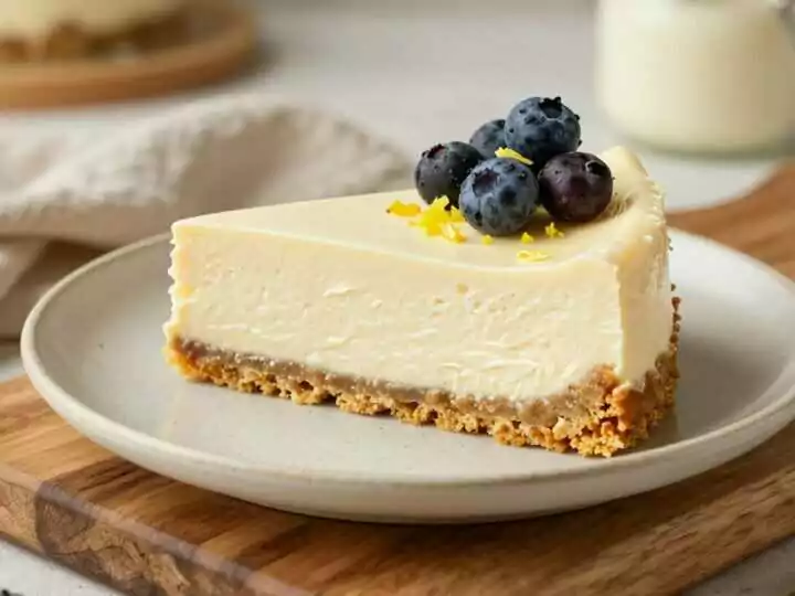Veganer Käsekuchen mit Seidentofu: 500 g Tofu, cremig ohne Quark!