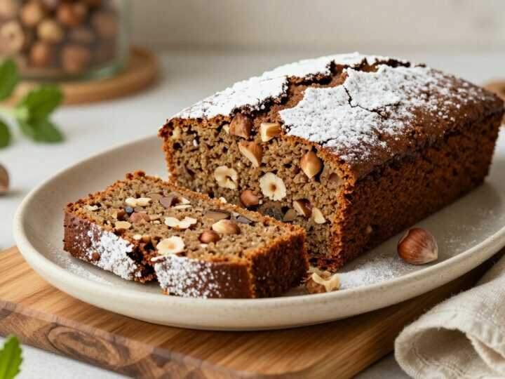 Veganer Nusskuchen mit Haferdrink: Eine Kastenform, saftig ohne Ei!