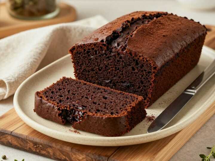 Veganer Schokokuchen ohne Ei und Butter: Saftig aus der Kastenform!