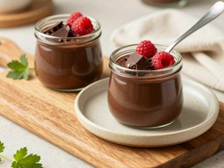 Veganer Schokopudding mit Maisstärke: Fest gekocht, ohne Milch!