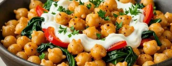 Veganes Abendessen mit 400 g Kichererbsen: In 25 Minuten satt, ohne Fleisch!