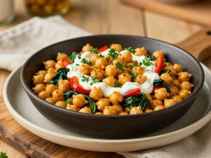 Veganes Abendessen mit 400 g Kichererbsen: In 25 Minuten satt, ohne Fleisch!